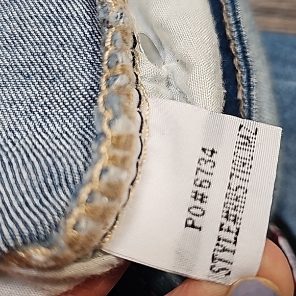 Indigo Rein Juniors' Patch Ripped Skinny Ankle Jeans Fun Patches & Pins  Size 3 - Picture 10 of 17